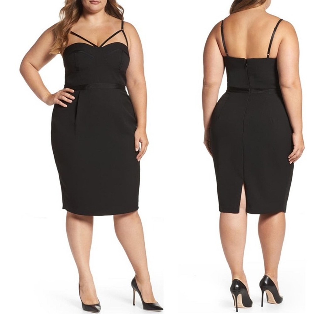 Strappy Black Date Night Dress